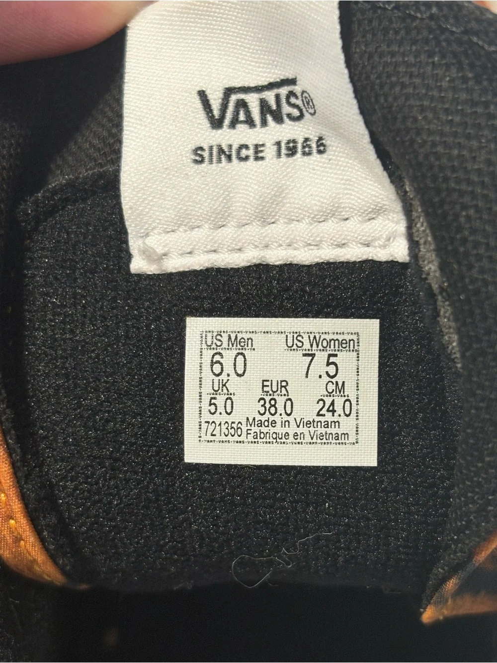 Vans Sk8-Hi Tapered Tiger Print Mens 6 Womens 7.5 NWOT High Top Sneakers (S1)